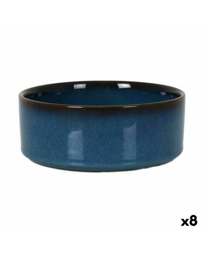 Bol La Mediterránea Chester Azul, Juego de 8 - Ø20 x 8 cm
