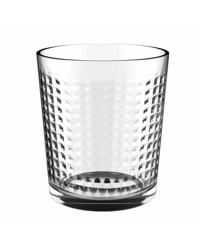 Quid Square Urban Transparent Glass Tumblers 36 cl (Pack of 6)
