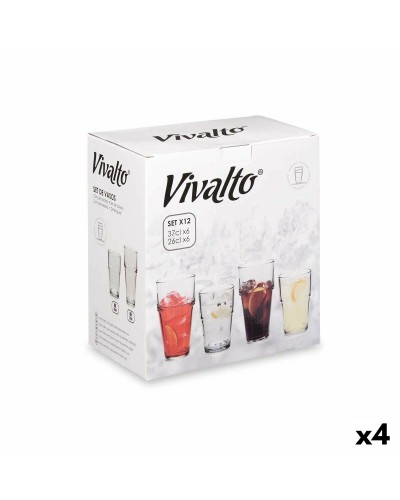 Glasset Transparent Glas 260 ml 370 ml (4 antal)