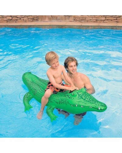Intex Coccodrillo Gonfiabile Piscina 168cm - Divertimento in Acqua
