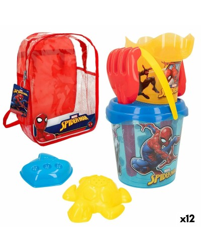 Strandleksaker set Spider-Man 18 x 16 x 18 cm (12 antal)