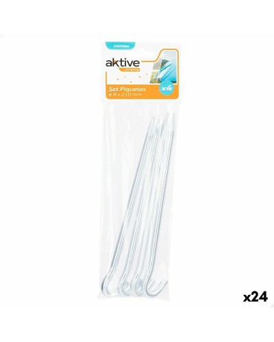 Piquets de Camping Actifs et Résistants - Kit pour Tente de Plage et Jardin
