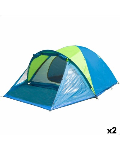 Tente de Camping Aktive 2 Places 240x130x330cm - Double Toit - Légère & Résistante
