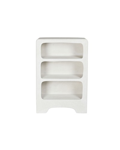 Scaffale Home ESPRIT Bianco Resina Legno MDF 80 X 30 X 120 CM