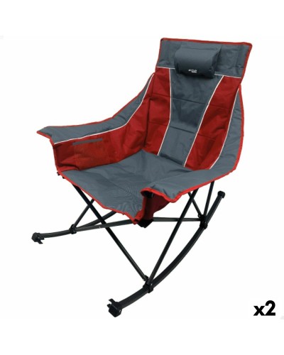 Silla de Camping Plegable Aktive - Set de 2 Unidades - 51x97x100cm - Portátil
