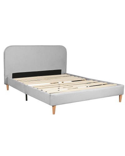 Bed Home ESPRIT Lichtgrijs 170 X 219 X 104 CM