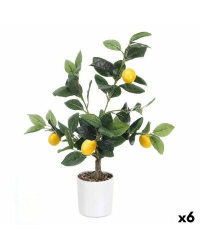 Planta Decorativa Ibergarden Espuma Polietileno Melamina Limonero 40 x 58 x 38 cm (6 Unidades)
