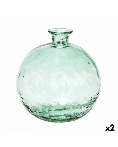 Deko-Figur Gift Decor Durchsichtig Bold Flasche 7 L 25 x 27 x 25 cm (2 Stück)