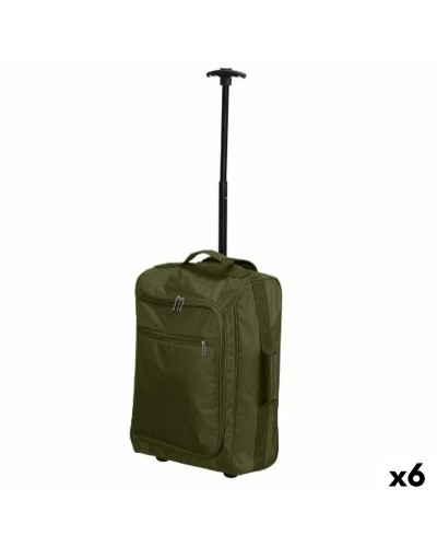 Zaino Trolley Nero Verde Poliestere Metallo Plastica 31,5 l 35 x 18 x 51 cm (6 Unità)