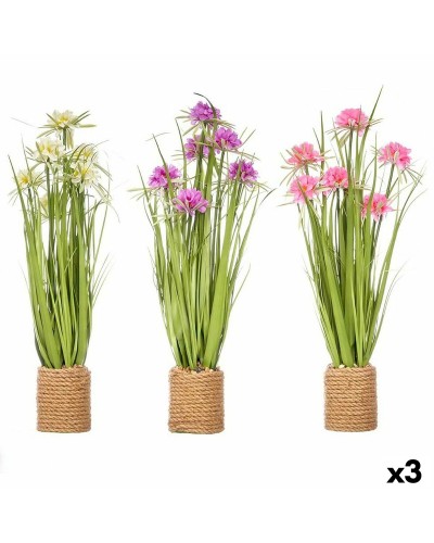 Plante décorative Ibergarden Corde Plastique Pierre 30 x 70 x 30 cm (3 Unités)