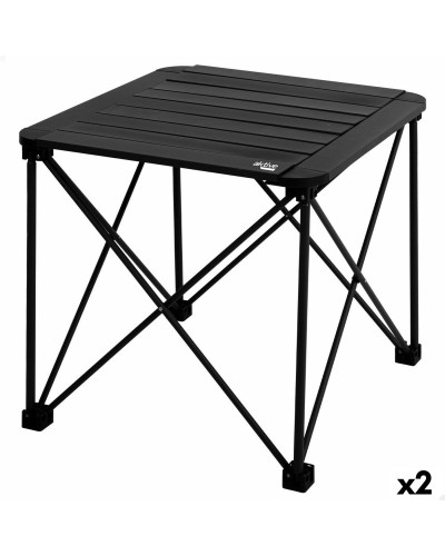Aktive Mesa Plegable Camping 52x46x52cm - Set 2 Unidades - Ligera y Portátil
