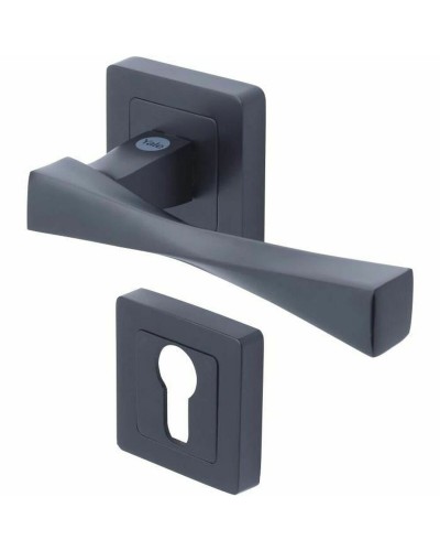 Maniglia della porta Yale YPP7-V-PE Verona Nero Alluminio
