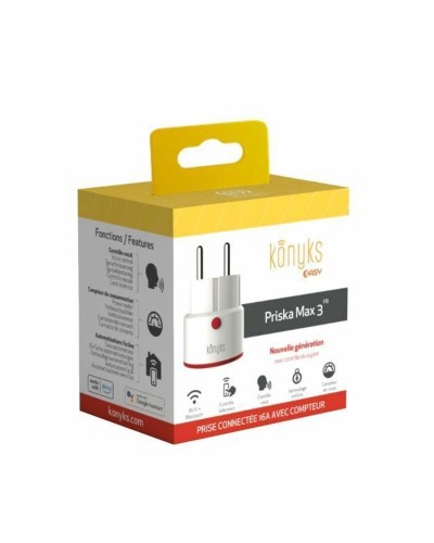 Enchufe con medidor de consumo Konyks Priska Max 3 FR 16 A