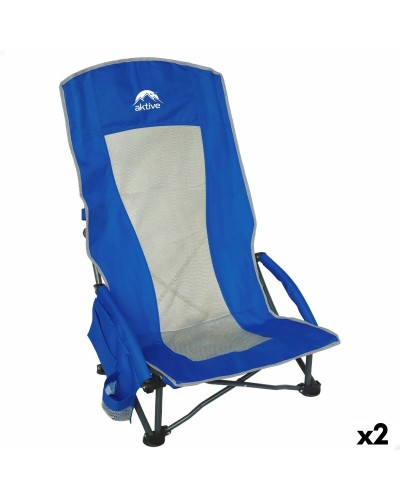 Inklapbare campingstoel Aktive (2 Stuks)