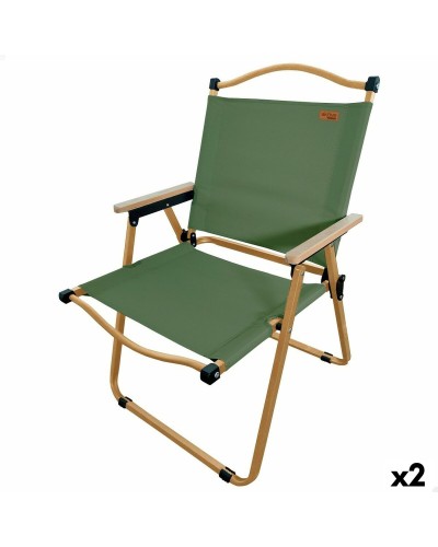 Silla de Camping Plegable Aktive - Set de 2 Unidades - Portátil Ligera

