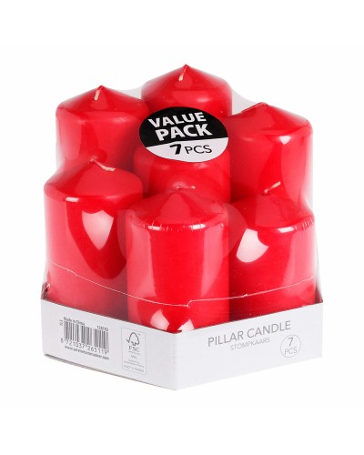 Set de Velas Rojo (7 Unidades)