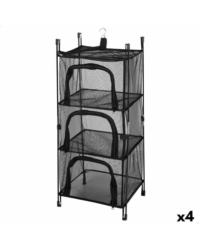 Aktive Regal 38x87x36cm 4 Böden - Mehrzweck Bücherregal Platzsparend
