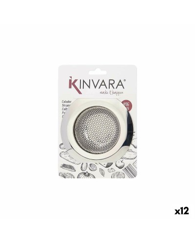 Allassihdit Kinvara Hopeinen Ruostumaton teräs Ø 16 cm (12 osaa)