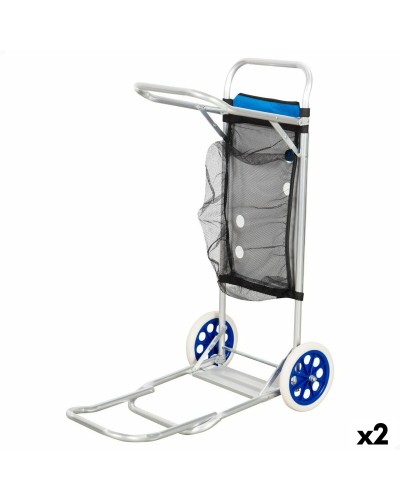 Aktive Carro de Playa Plegable con Ruedas Grandes - Transporte Fácil
