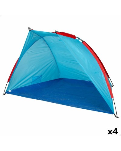 Aktive Tienda de Playa Parasol 170x100cm Poliéster Protección UV Portátil
