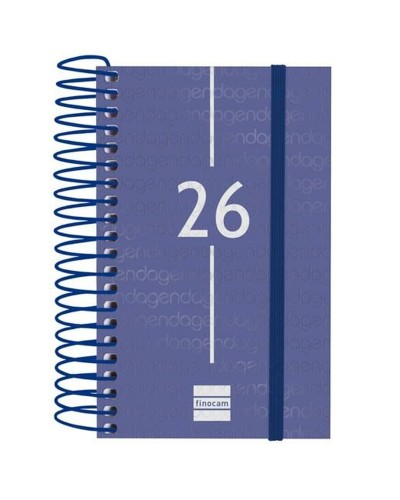 Agenda Finocam Azzurro Mini 7,9 x 12,7 cm