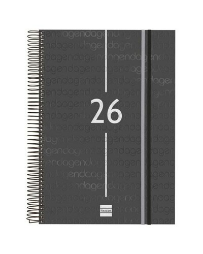 Agenda Finocam Zwart A4 21 x 29,7 cm
