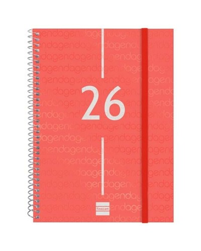 Agenda Finocam Rosso A5 15,5 x 21,2 cm