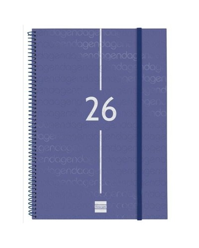 Diary Finocam Blue A4 21 x 29,7 cm
