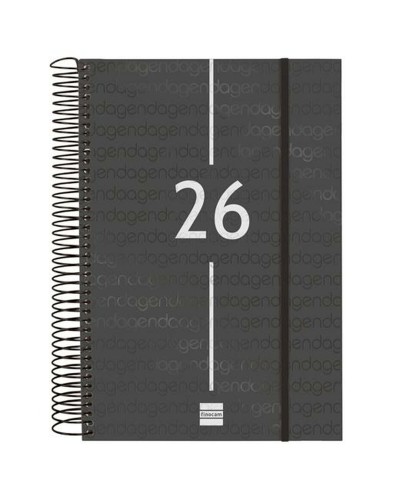 Agenda Finocam Noir 16,5 x 24,2 cm