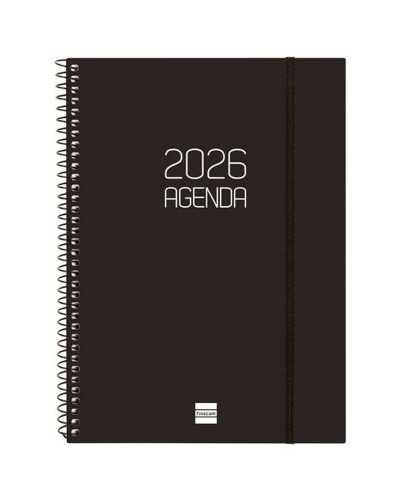 Agenda Finocam Zwart A5 15,5 x 21,2 cm