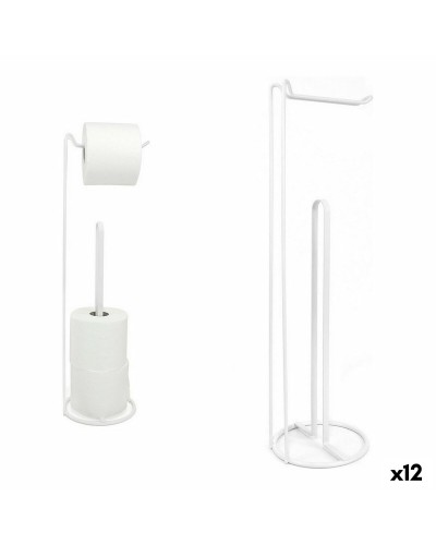 Toiletrolhouder Confortime Wit 15 x 15 x 54 cm (12 Stuks)