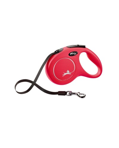 Guinzaglio retrattile Flexi New Classic L Rosso per cani di taglia media e grande