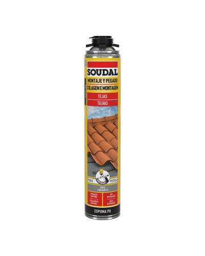 Soudal Espuma de Poliuretano Gris para Techos, 750 ml
