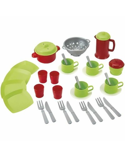 Ecoiffier Plastic Toy Dishes Set for Children's Kitchen

