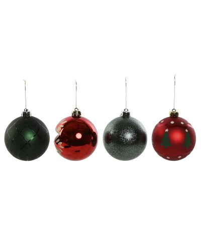 ESPRIT Christmas Balls, Red Gold, 16 Pieces, Polyethylene, 32.5 x 8 x 32.5 cm
