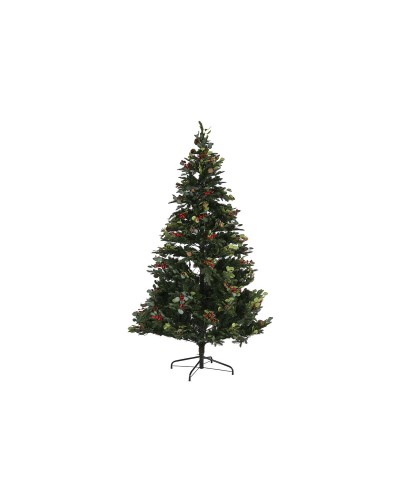 Arbre de Noël ESPRIT Rouge/Vert en PVC 144 x 144 x 240 cm, Décoration Festive pour la Maison
