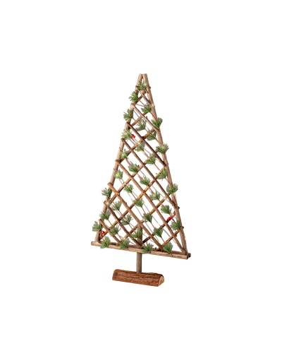 Lumineo Christmas Tree: Warm White MicroLED, 80 cm Height, Festive Decoration
