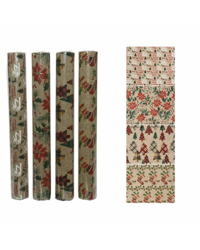 Camino de Mesa Decoris Navideño | Festivo | Rojo y Blanco | 35cm x 2m
