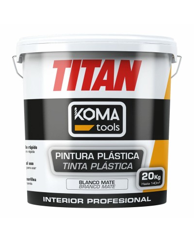 Plastfärg Koma Tools TITAN Vit 20 kg