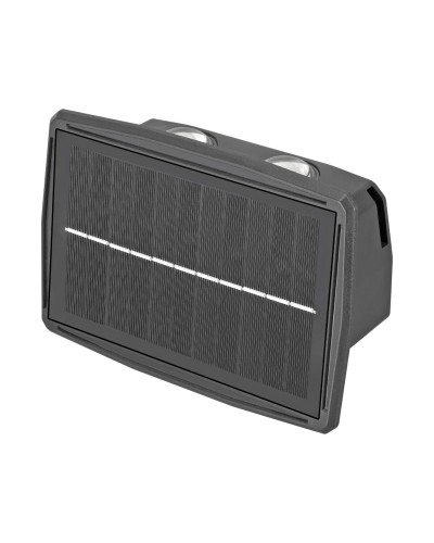 EDM 31826 Solar LED Wall Light, 4W, Waterproof, 200 Lumens, Warm White (3000K), ABS and Polycarbonate

