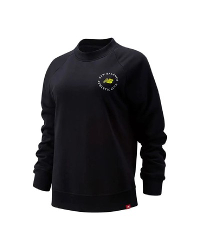 New Balance Herren Essentials Athletic Club Rundhals Baumwoll-Sweatshirt
