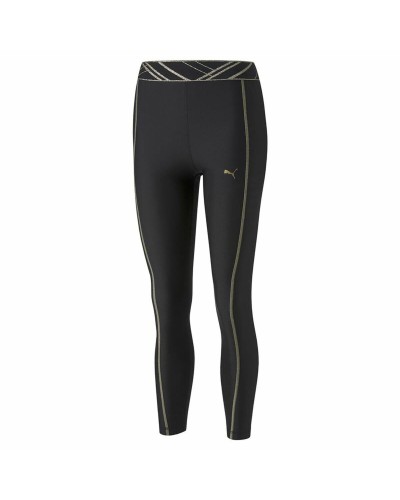 Sportleggings voor Dames Puma Deco Glam Zwart