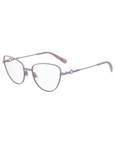 Love Moschino MOL608 Lila Ø52: Modische Damenbrillenfassung

