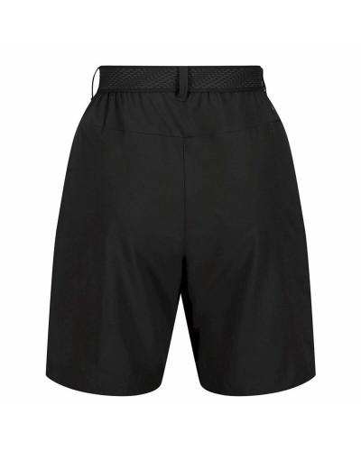 Regatta Pantaloncini Sportivi Donna BK Nero - Traspiranti e Leggeri
