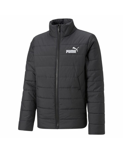 Puma Essentials Padded: Sportjacke Kinder Schwarz Warm Gefüttert

