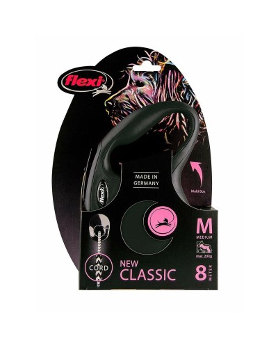 Dog Lead Trixie New Classic Black 8 m