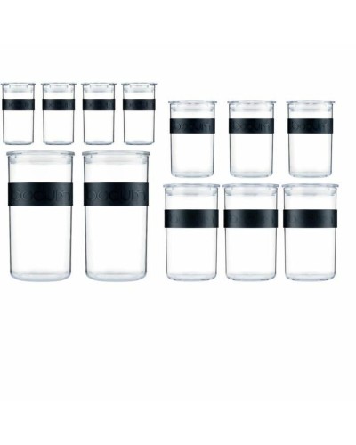 Bodum Black 0.5 L Pot in Durable Plastic for Plants and Flowers
