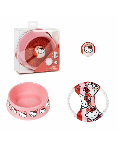 Welcome Gift Set for Dogs Hello Kitty Pink 21,0 x 21,0 x 8,8 cm 3 Pieces
