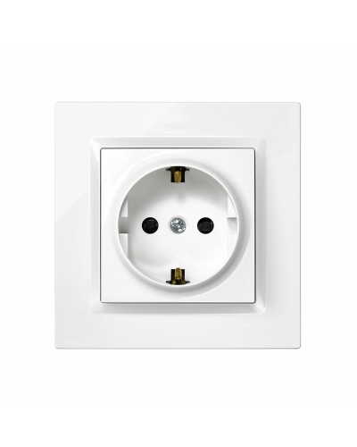 Plug-in basis Simon 2p+t Plastic 230 V 16 A Soort F