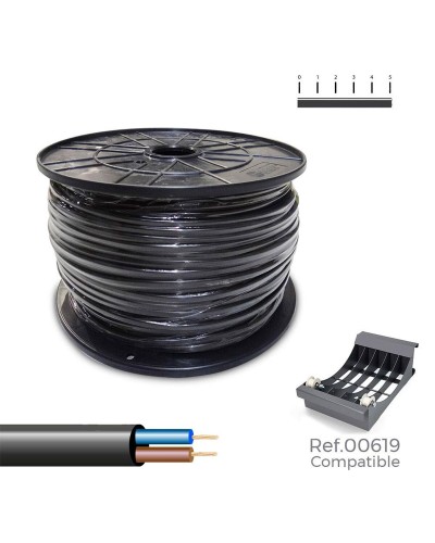 Cable Eléctrico Sediles VV-K 1,5 mm², Negro, Rollo 150 m
